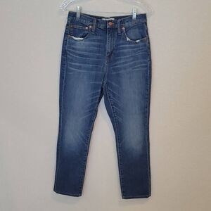 Madewell Women's High Rise Slim Boyjean Size 26